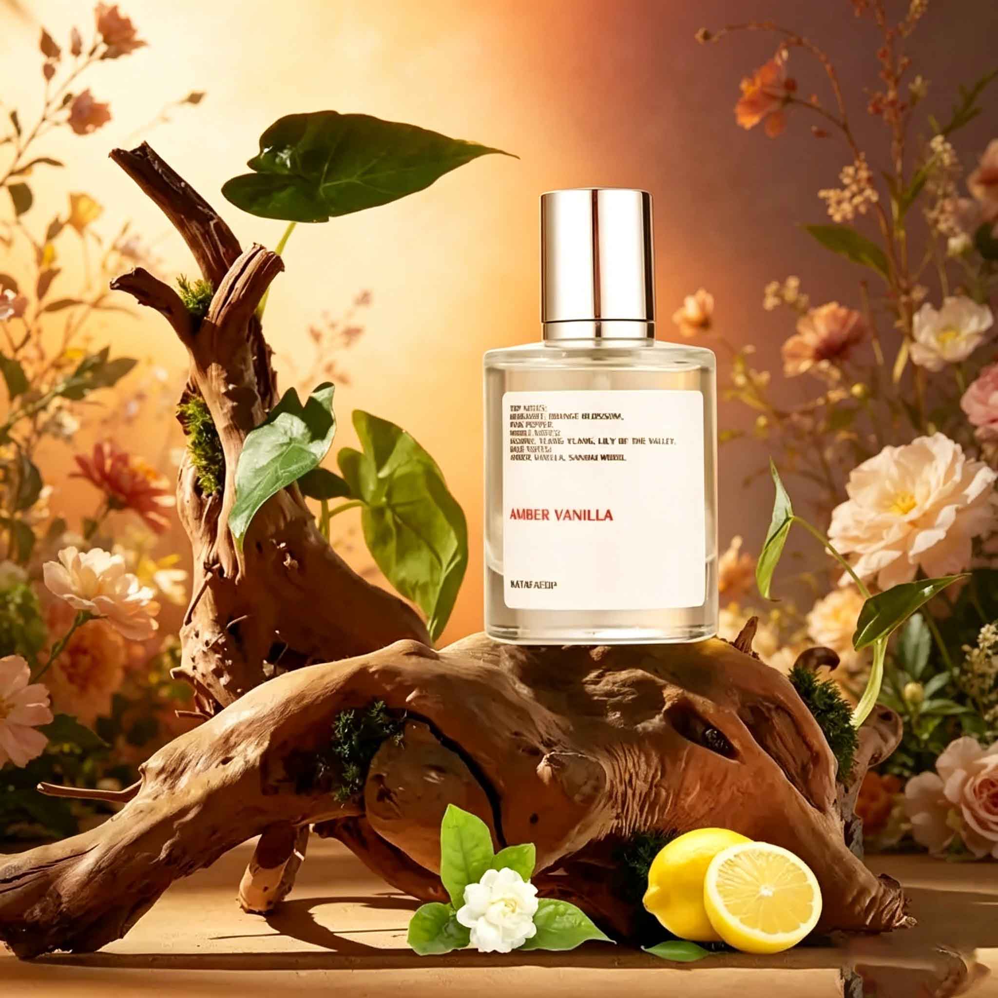 Perfume Fragrance Powder - AMBERY VANILLA Парфюм с ароматом амбры