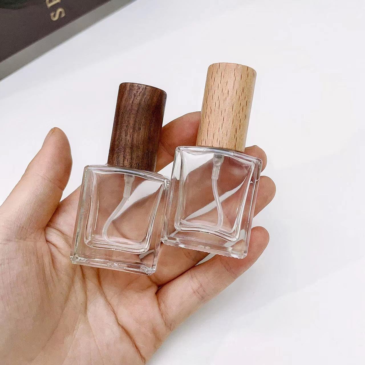 Perfume Fragrance Vending Machine - Прозрачная Толстая стеклянная бутылка-распылитель для духов