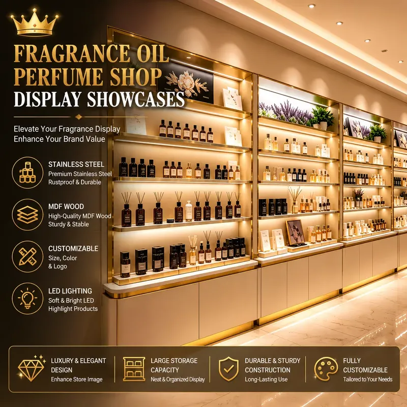 Perfume In Fragrance Shop - Витрины для демонстрации парфюмерных масел и