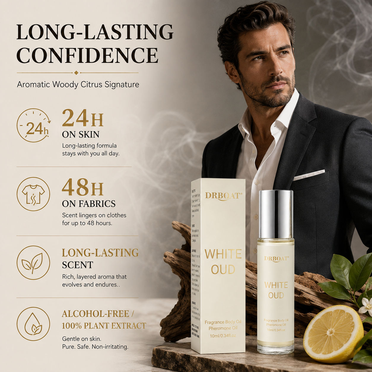 Мужской роликовый парфюм, свеж – обзор и цена Fragrance Long Lasting Perfume