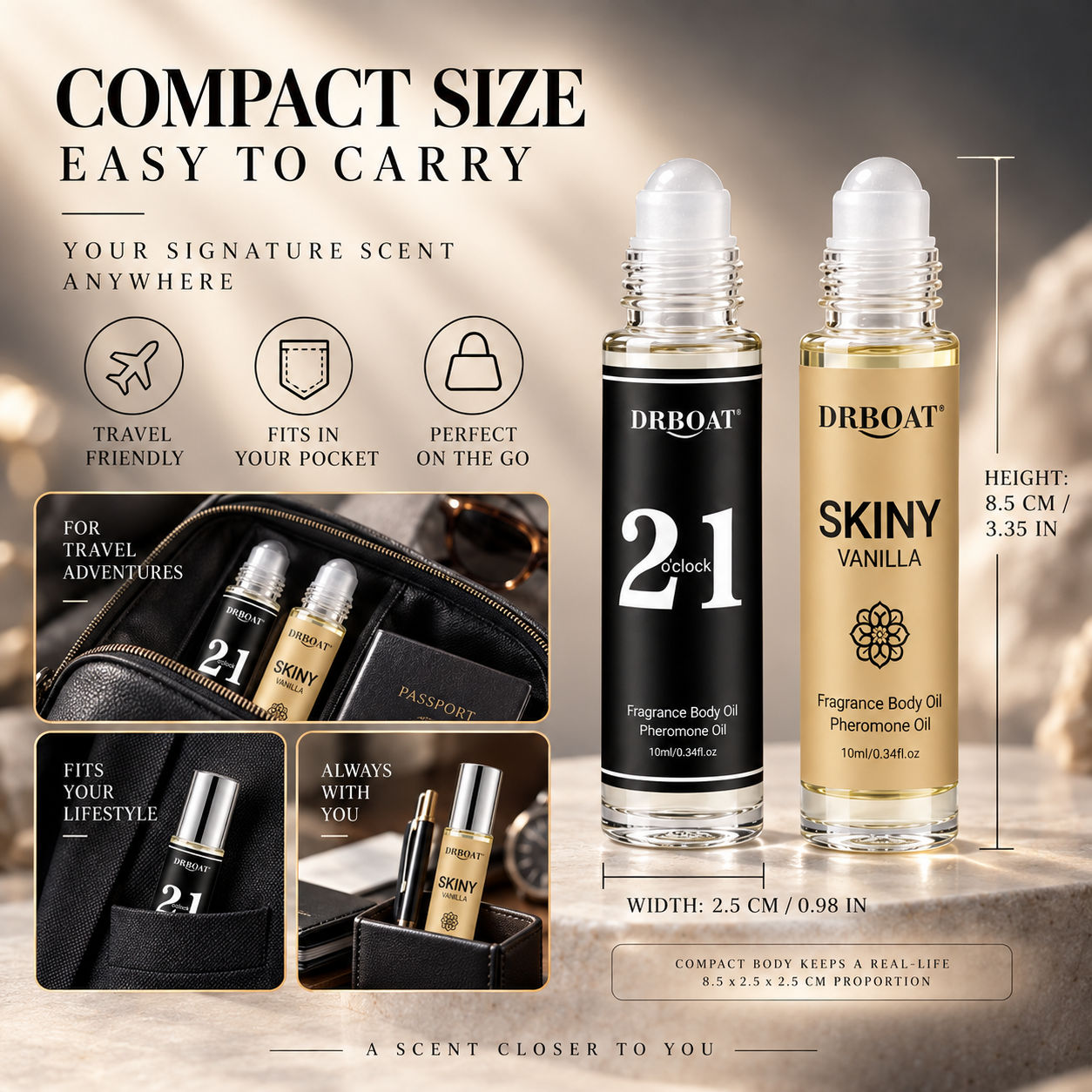 Мужской роликовый парфюм, аром – обзор и цена Fragrance Long Lasting Perfume